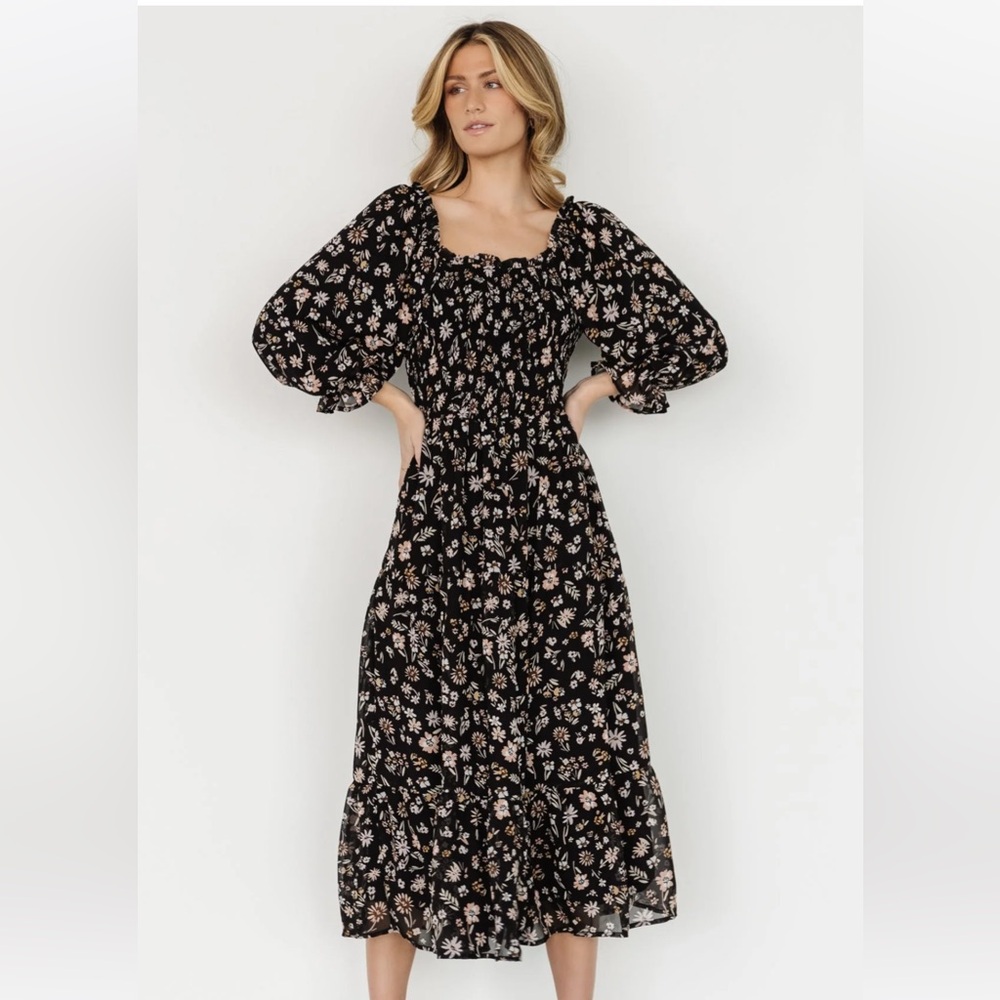 Baltic Born Floral Midi Dress - 2XL